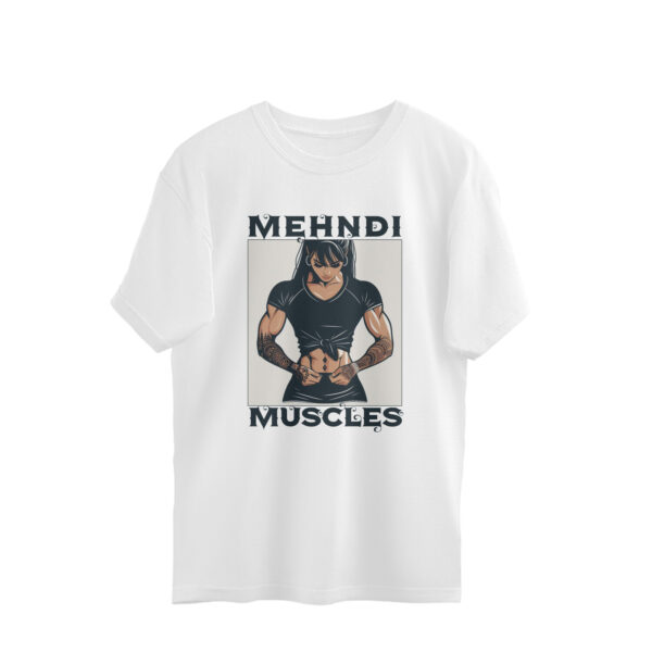 Mehndi Muscles | Relaxed Fit Round Neck - Image 2