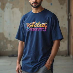 Keralaa Saarrr! | Relaxed Fit Round Neck - Image 1