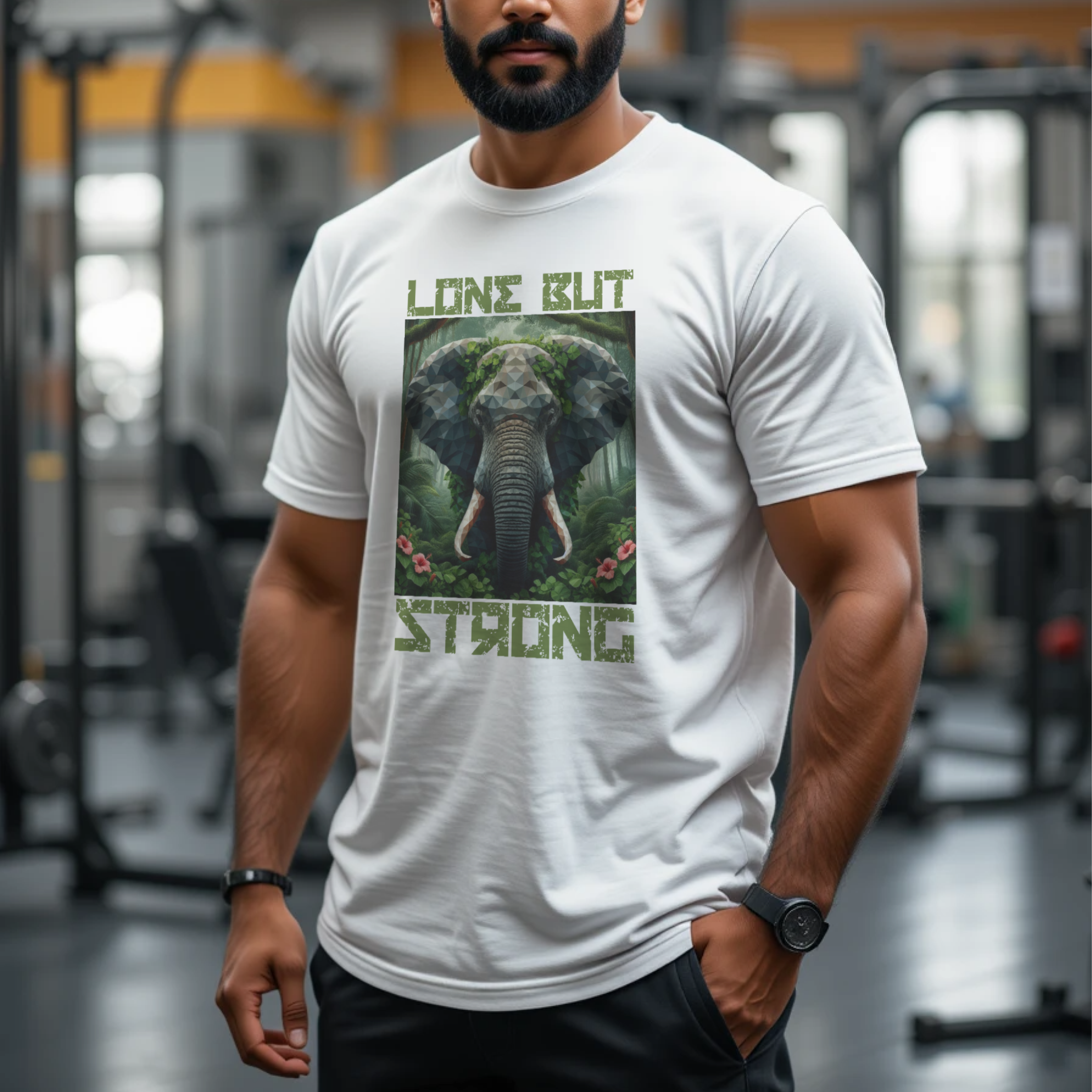 Lone But Strong | Relaxed Fit Round Neck - Image 1