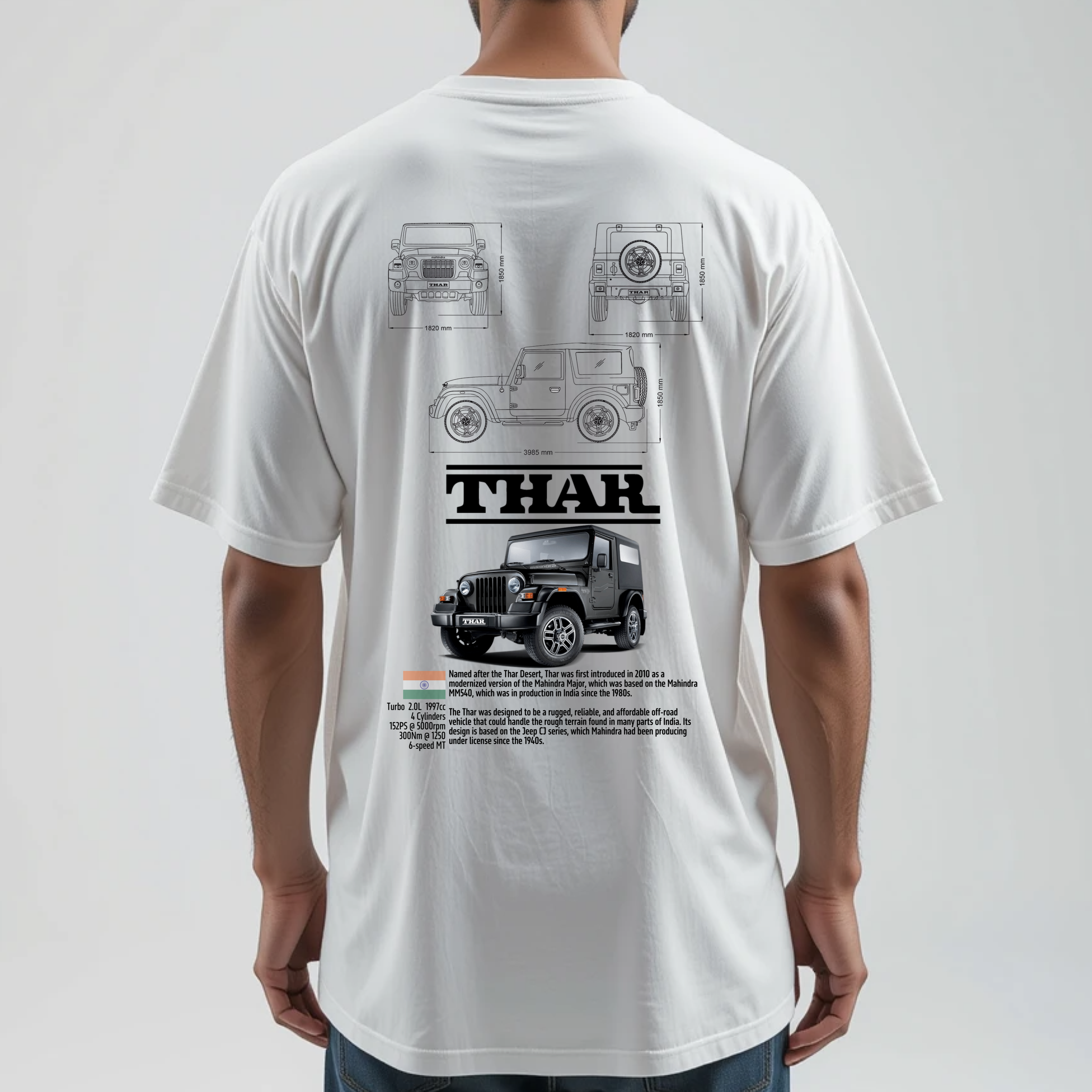 The Thar | Relaxed Fit Round Neck - Image 1