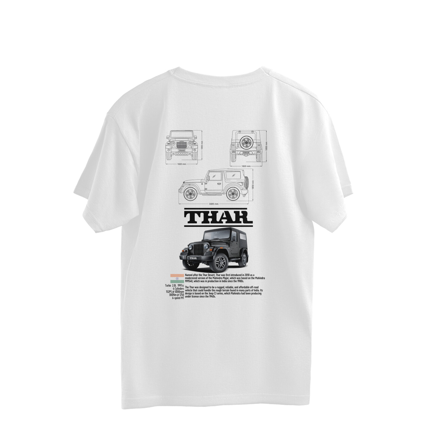 The Thar | Relaxed Fit Round Neck - Image 3