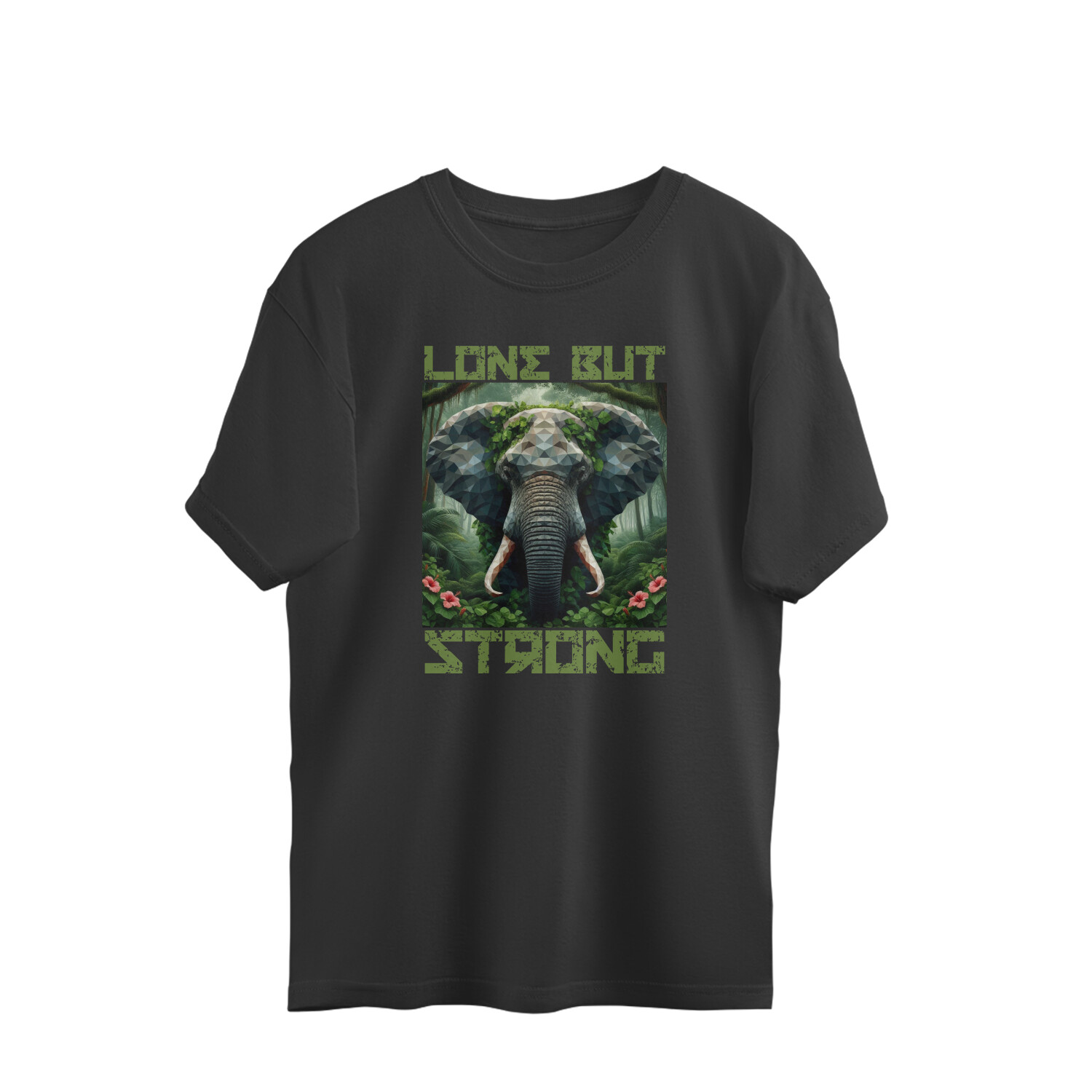 Lone But Strong | Relaxed Fit Round Neck - Image 2