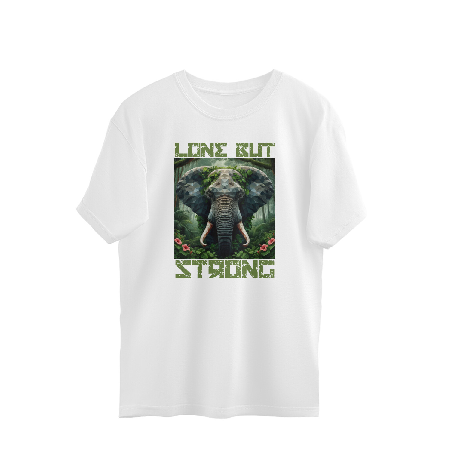 Lone But Strong | Relaxed Fit Round Neck - Image 4