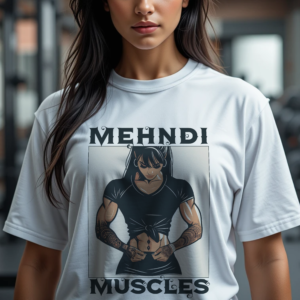 Mehndi Muscles | Relaxed Fit Round Neck