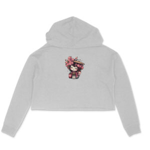 Sakura lady | Crop Hoodie - Image 1