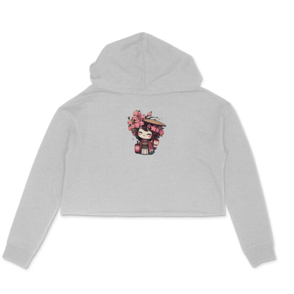Sakura lady | Crop Hoodie