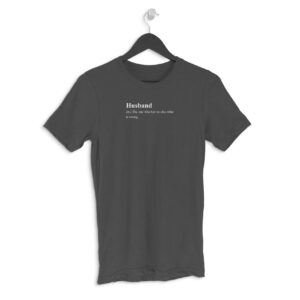 Husband | Zictionary | Unisex Regular Fit Round Neck - Image 1