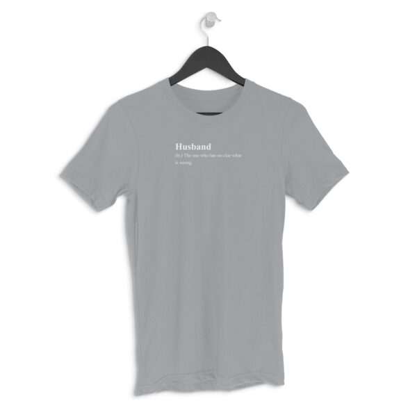 Husband | Zictionary | Unisex Regular Fit Round Neck - Image 3