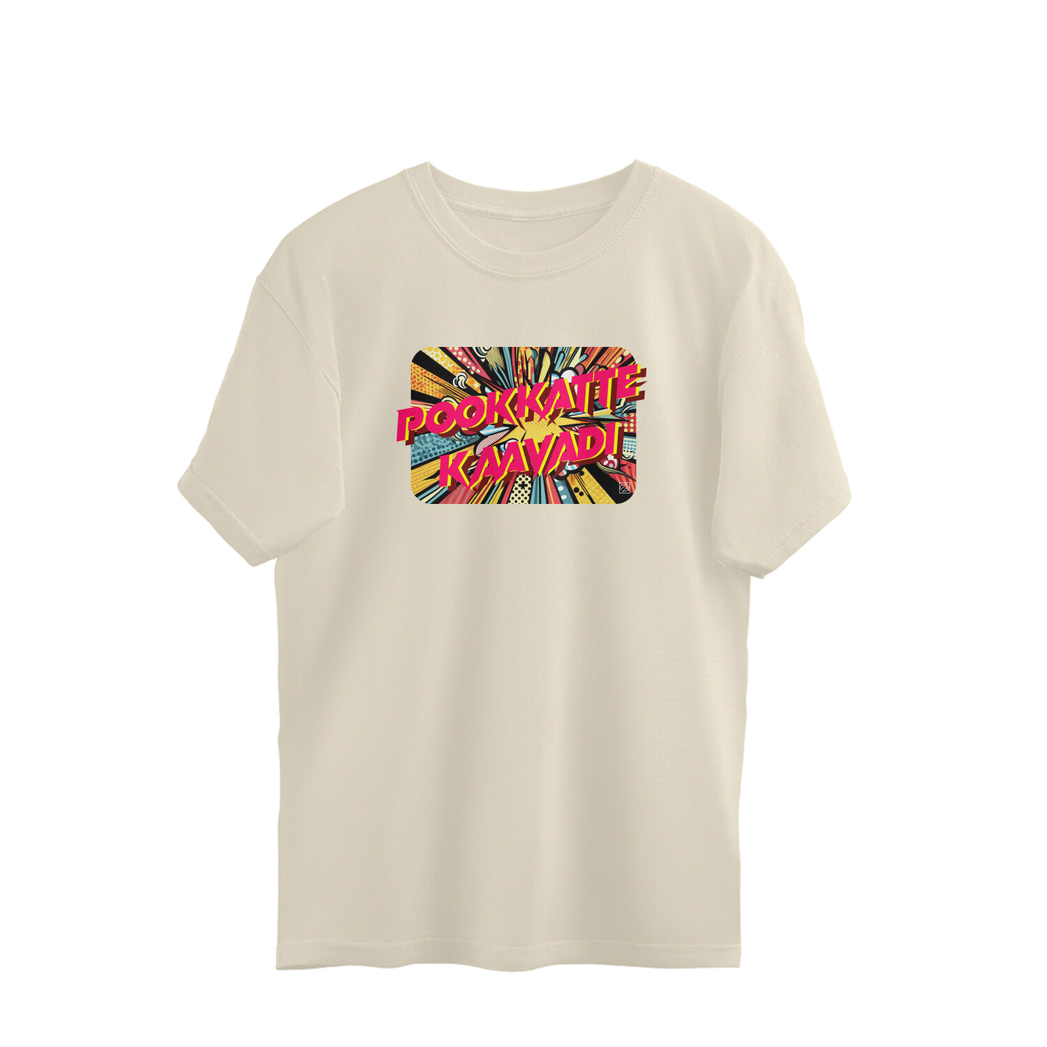 Pookkatte Kaavadi | Unisex Relaxed Fit Round Neck Tee - Image 5